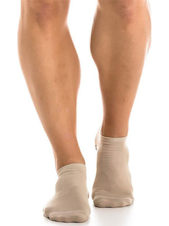 Baumwoll-Knöchelsocken-Set 3 Paar Beige 47-50 S...