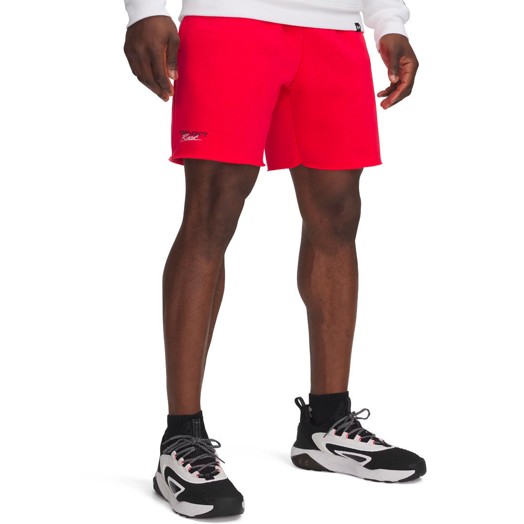 Under Armour Project Rock Men's Athletic Shorts Fuchsia
