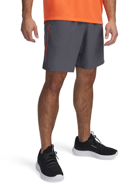 Under Armour Αθλητική Ανδρική Βερμούδα Γκρι