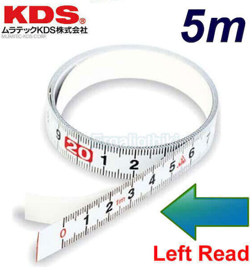 Kds Stb13-05 Selbstklebendes Maßband 5m Links-nach-Rechts Lesung 510220