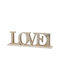 ArteLibre Decorative Space Love made of Wooden 41x7.5x12.5cm 1pcs