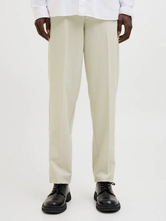 Jack & Jones Παντελόνι Chino Ελαστικό Εκρου
