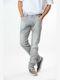 Men's Jeans Pants Elastic with Regular Fit Grey