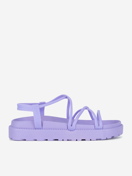Jenny Fairy Sandale Casual Damă Flatforme Violet