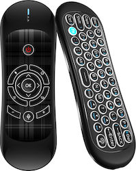 Wireless Remote Control No Brand R2 Air Mouse Usb 2.4ghz Microphone Ir Learning Black 13043