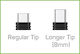 Powertech USB 2.0 Cable USB-C male - USB-C 25W Black 1.5m (CAB-U130)
