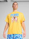Sportliches T-Shirt Gelb