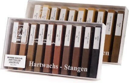 Borma Wachs 120045 Hartwachs-Stick schmelzbar 20g Nr. 45 Rustikale Eiche 2