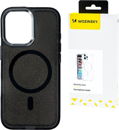 Wozinsky Glitter Back Cover Πλαστικό Μαύρο (Galaxy S25 Ultra)