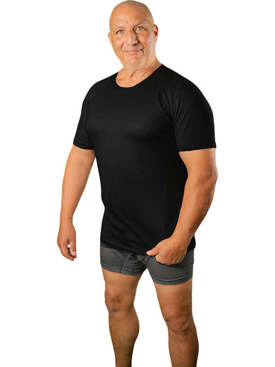Plus Size Nodi 20 Ανδρική Φανέλα μαύρο Plus Size Nodi 20 Ανδρική Φανέλα μαύρο