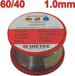 Donges Solder Tin 60/40 1.0mm Germany 250g 30-400025-0