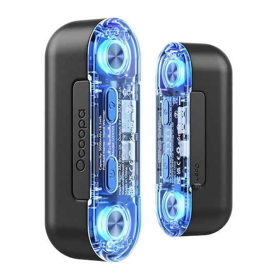 Ocoopa Hand Warmer Set Rgb Lights Power Bank Type-c Magnetic Magtwins 2x 5000mah Ocoopa Ut4103-bk Black 6975292224462
