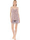 Pink Label Summer Babydoll Violete