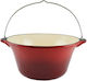 Emaille-Gusseisen-Topf mit Griff 7,2 L