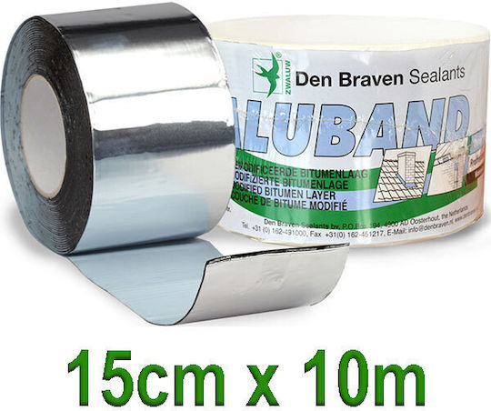 Bostik Den Braven Aluband Silver Bituminous Tape with Aluminum Coating 200018