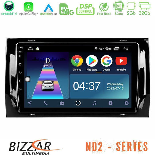 Bizzar Auto-Audiosystem für Skoda Kodiaq 2022-2023 (Bluetooth/USB/WiFi/GPS/Apple-Carplay/Android-Auto) mit Touchscreen 10"