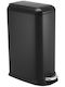 Happy House Metallic Bathroom Basket Soft Close 20lt Black