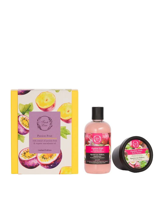 Fresh Line Passion Fruit Комплект за грижа за кожата за Почистване на тялото 2бр