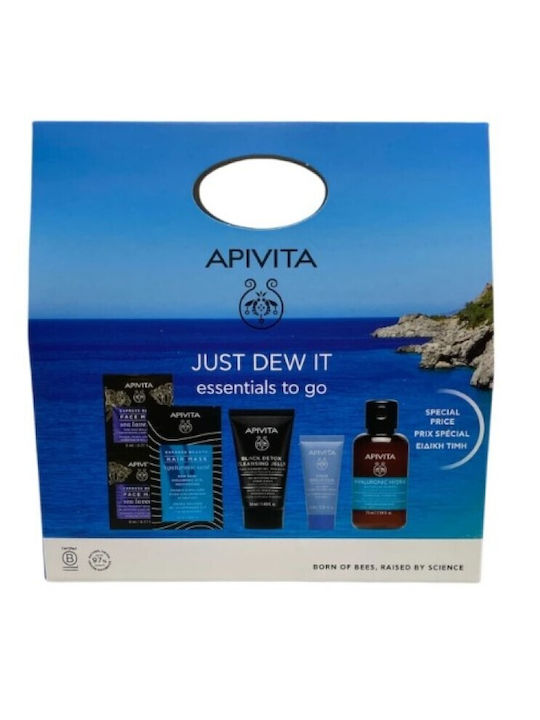 Apivita Just Dew It Reiseset für Feuchtigkeitsspendend & Gesichtsreinigung