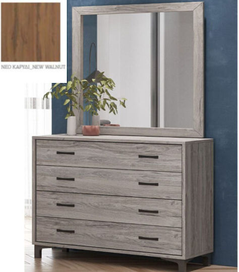 Bodenstehende Schminktisch Schlafzimmer Nr 9 Holz Nussbaum 93.5x44.5x81cm