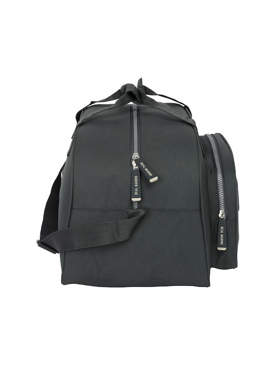 Real Madrid Men's Gym Shoulder Bag Gray