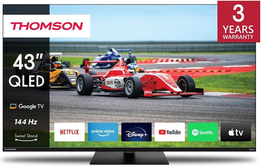 Thomson Smart Television 43" 4K UHD QLED 43QG7C14 HDR (2024)
