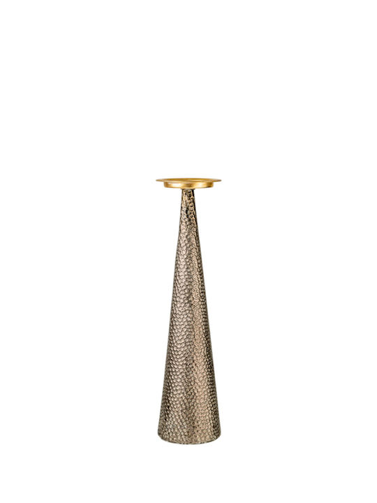 Zen Collection Candle Holder Metal in Brown Color 11x44.5x11cm 1pcs