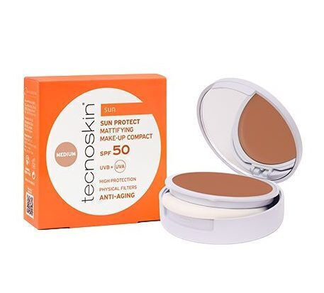 Tecnoskin Sun Protect Mineral Gesichts Sonnencreme SPF50 mit Gefärbt Mittel 10gr