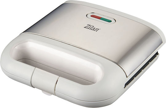 Zilan Τοστιέρα για 2 Τοστ 800W Λευκή