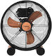 Raven Box Fan 30W Διαμέτρου 33.5cm με Τηλεχειριστήριο Μαύρο