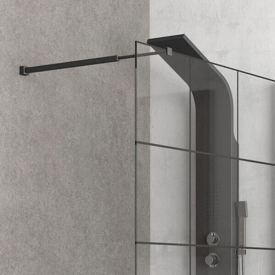 Karag Shower Screen for Shower 40x200cm Serigrafato