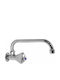 Ideamix Küchenarmatur Wand Silber