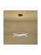 Eurolamp Pendant Ceiling Light Black LED with Warm White Light 54x54x125cm