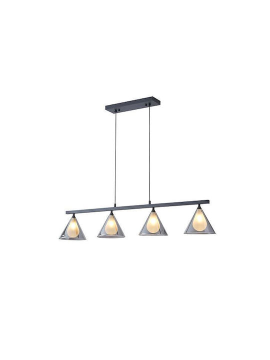 Eurolamp Pendant Light Gray for 4 Bulbs G9 108x141cm