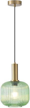 Eurolamp Topaz Κρεμαστό Φωτιστικό Πράσινο με Ντουί E27 20x18x120εκ.