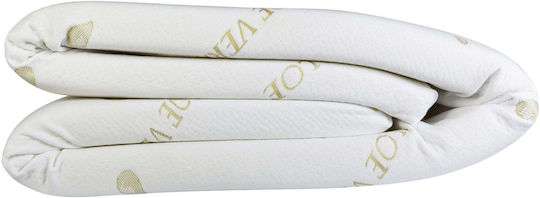 BestSleep Topper Cool Gel Topper Extra-dublu Latex Impregnat cu Aloe Vera 170x190x4buc