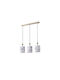 Eurolamp Verona Κρεμαστό Φωτιστικό Χάλκινο με Ντουί E14 57x13x100εκ.