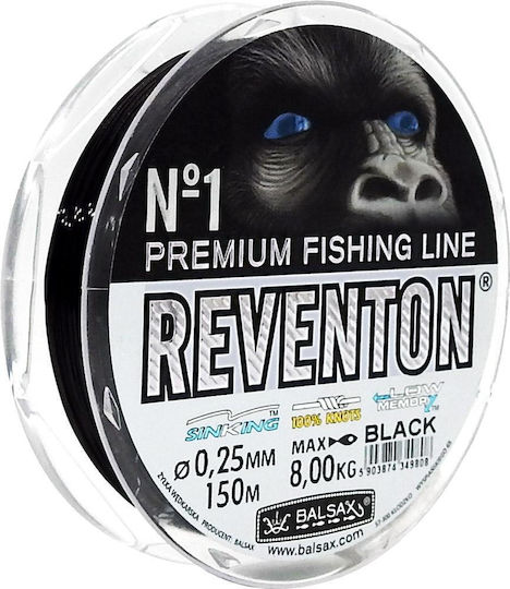 Πετονιά Balsax Reventon Premium Μαύρο 150m 0.30mm
