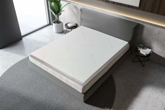 BestSleep Topper Celest One Semi-dublu Spumă cu Fibre de Bambus 120x200x5buc