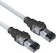 ACT S FTP мрежов пач кабел Cat6a IDC 4PPOE/POE++100W LZSH 3.0 м