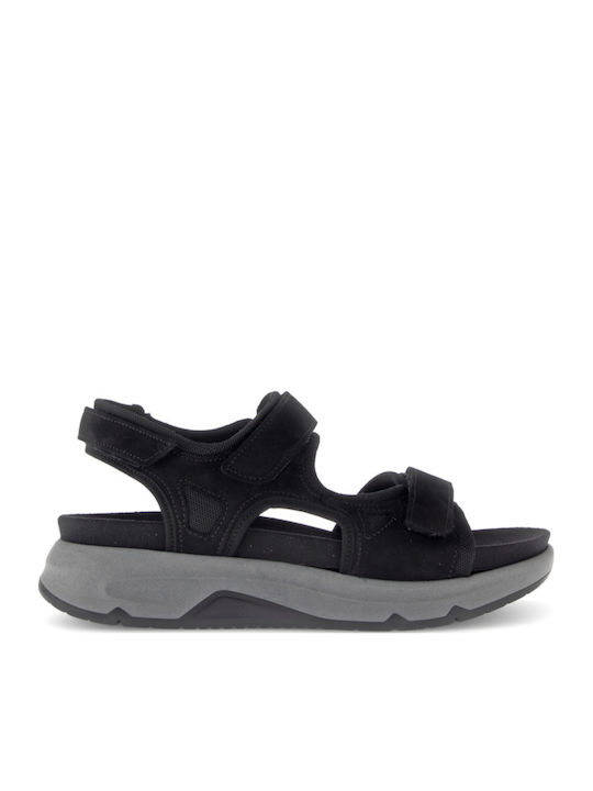 Gabor Leder Flache Sandalen für Damen Anatomisc...