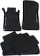 3Lines Set of Front and Rear Mats 5pcs Black