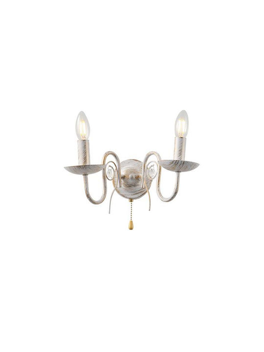 Eurolamp Lamp Wall with Socket E14 Transparent 21x30cm