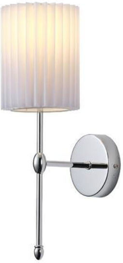 Eurolamp Veli Осветително тяло За стена с фасунга E14 Бял 18x13x40см.