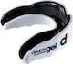 D3 Double Dual Layer Gel Mouthguard Μασελάκι Προστασίας Αθλητών Youth Size 5-11 Years White Black