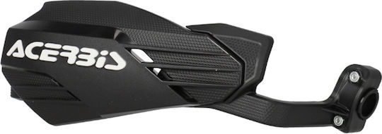Acerbis Motorcycle Protective Hand Guards in Black Colour