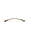 La Belle Maison Furniture Handle from Zamak & Matte Nickel Metal with Hole Centers 128mm P9598-128
