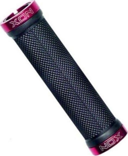 Xon XBG-03 Bicycle Handlebar Grips in Red Color +GIFT Bell