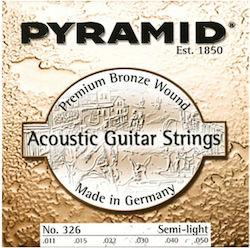 Pyramid MPWR-000467 Set of Acoustic Guitar Strings Bronze 11 - 50 Pyramid MPWR-000467 Set of Acoustic Guitar Strings Bronze 11 - 50