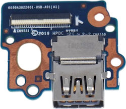 USB I/O платка за лаптоп HP EliteBook 840 G6 745 G6 850 G6 745 G5 850 G5 ZBook 14u G5 14u G6 L62735-001 6050a3022601 Код 1-brd226